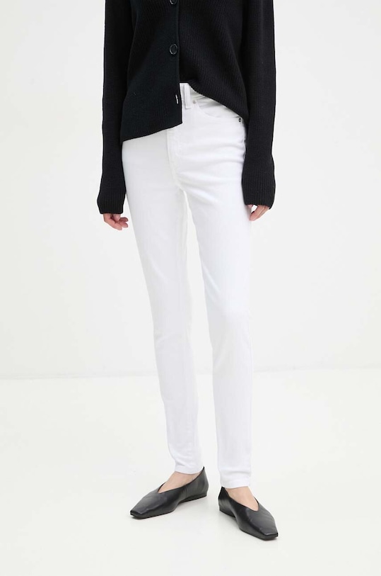 Levi's jeansi RETRO HIGH SKINNY alb A5758