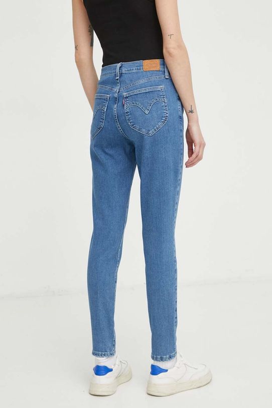 Ρούχα Τζιν παντελόνι Levi's RETRO HIGH SKINNY A5758 μπλε