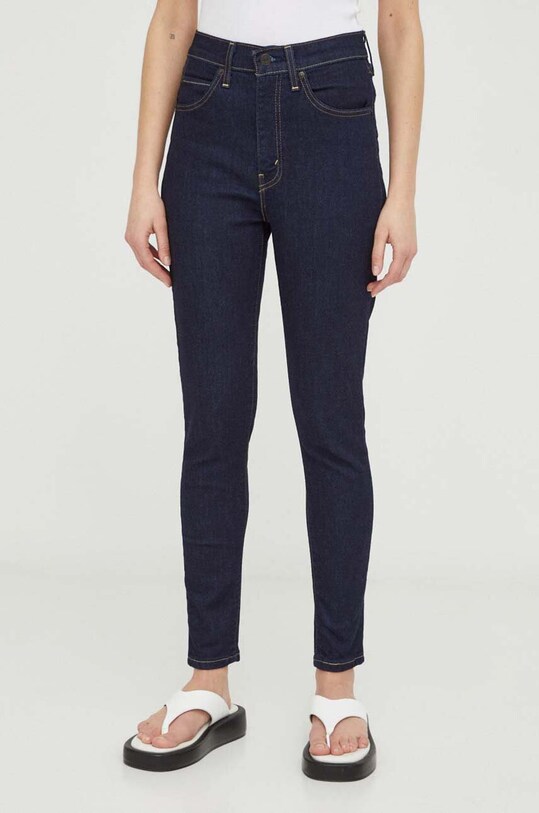 Levi's jeansy RETRO HIGH SKINNY granatowy A5758