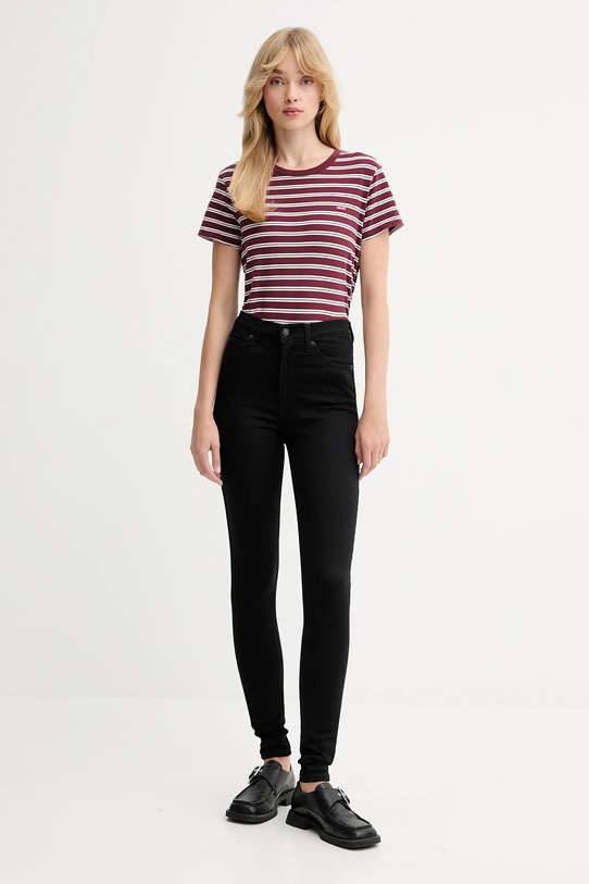 Levi's jeansy RETRO HIGH SKINNY A5758 czarny AA00