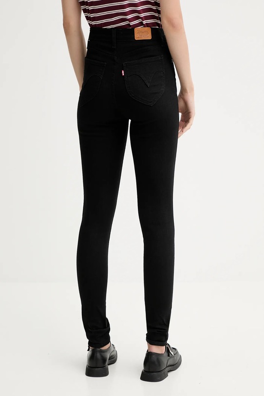 Odzież Levi's jeansy RETRO HIGH SKINNY A5758 czarny