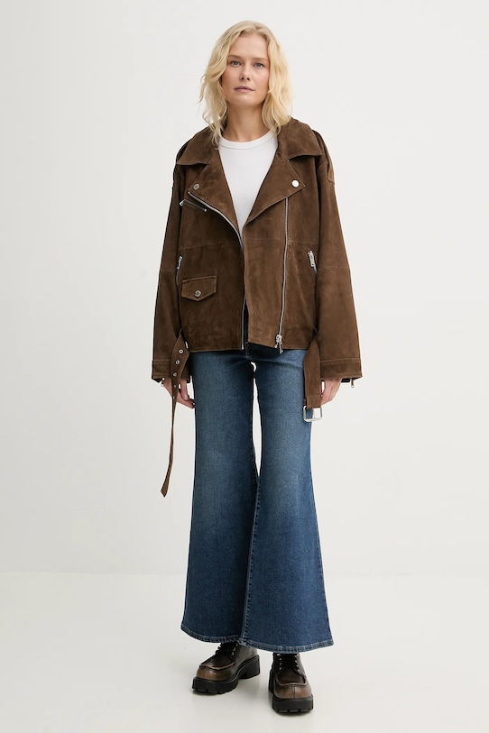 Levi's jeansy RIBCAGE BELLS A7503 niebieski AA00