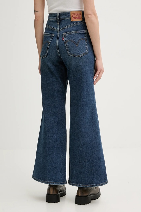 Odzież Levi's jeansy RIBCAGE BELLS A7503 niebieski