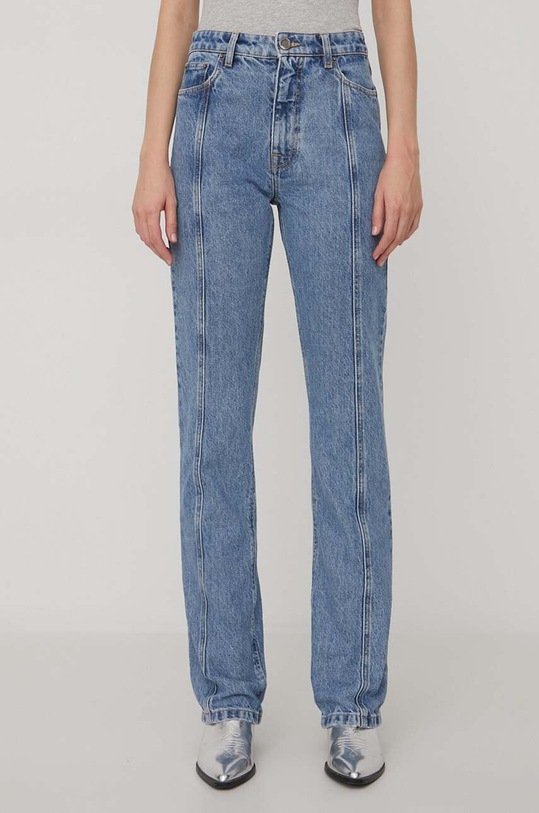 Rotate jeansy 1124091603 niebieski SS24