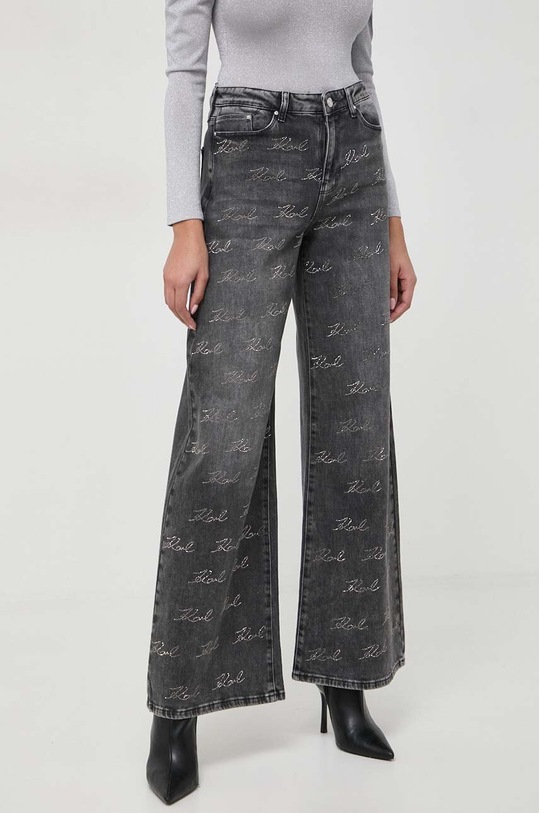 Karl Lagerfeld jeansy szary 240W1106