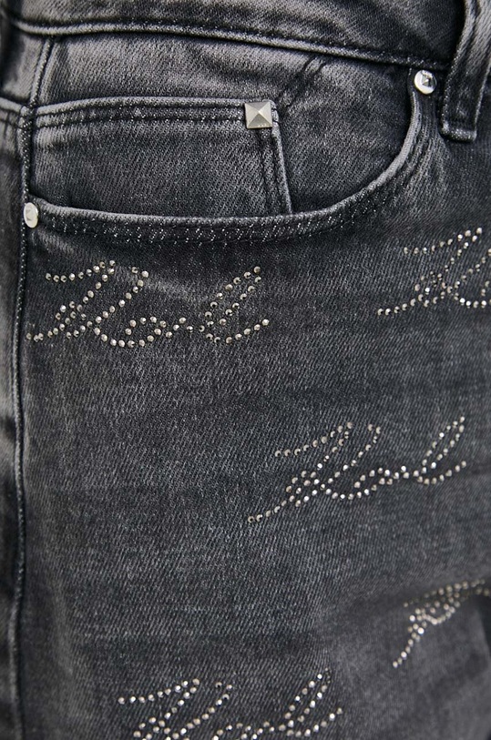 Karl Lagerfeld jeansy szary 240W1106