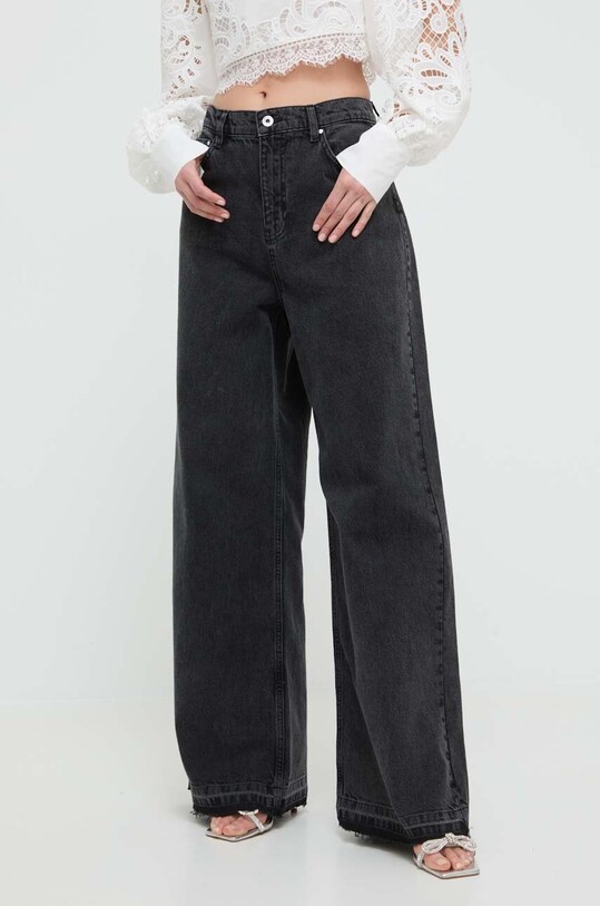 Custommade jeansy Oteca Planet friendly czarny 999448608