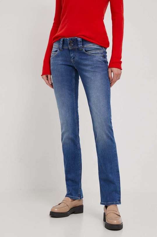 Pepe Jeans jeansy VENUS Planet friendly granatowy PL204175D24