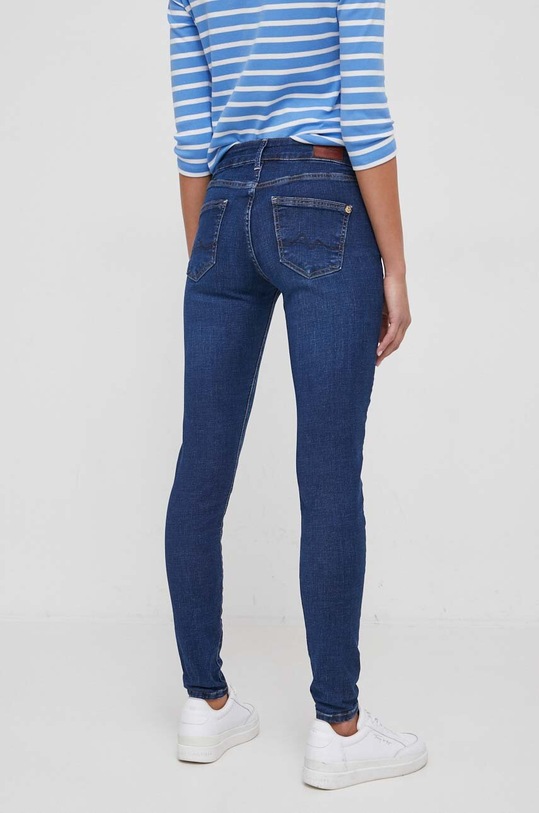Odzież Pepe Jeans jeansy SKINNY JEANS LW PL204583XW5 granatowy