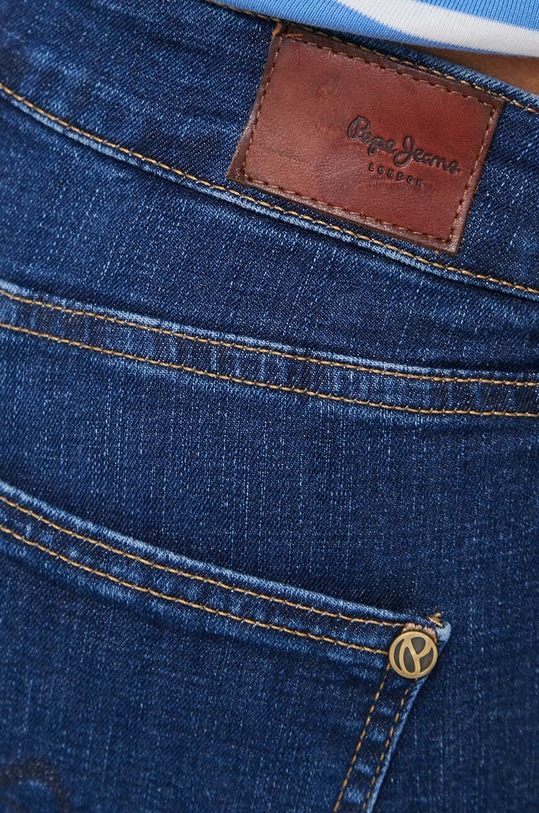 Pepe Jeans jeansy SKINNY JEANS LW granatowy PL204583XW5