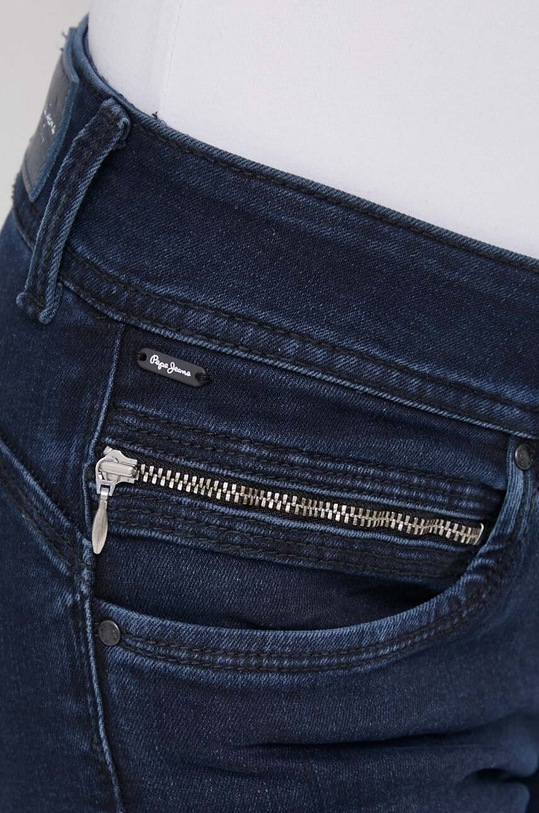 Pepe Jeans jeansy SLIM JEANS LW granatowy PL204585DP3