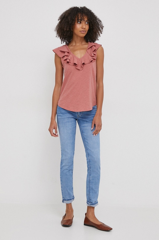 Pepe Jeans jeansy SLIM JEANS LW PL204585XW3 niebieski SS24