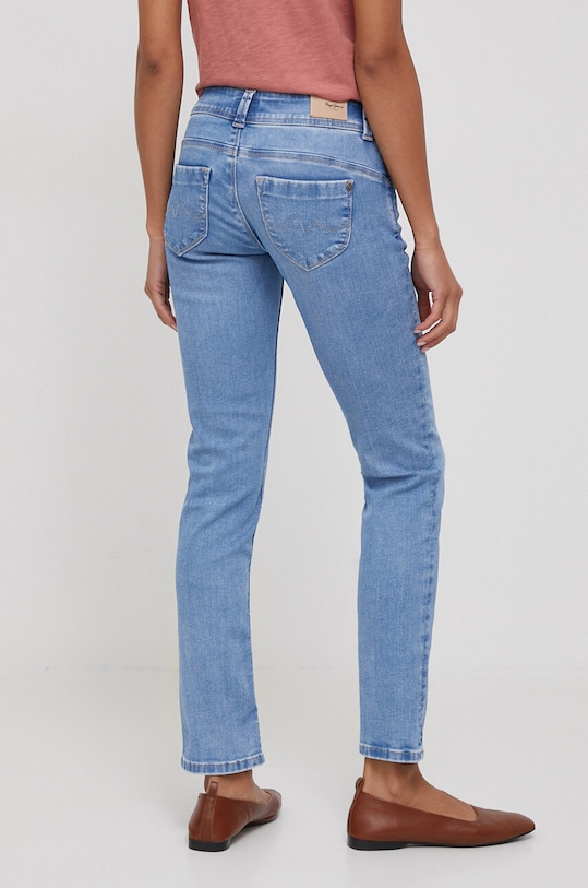 Odzież Pepe Jeans jeansy SLIM JEANS LW PL204585XW3 niebieski