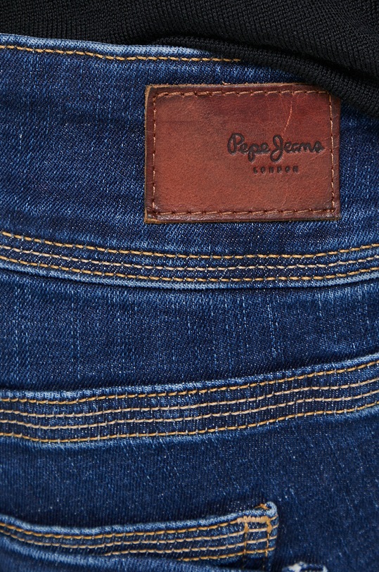 Pepe Jeans jeansy SLIM JEANS LW granatowy PL204586XW5