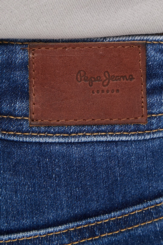 Pepe Jeans jeansy TAPERED JEANS HW niebieski PL204591XW7
