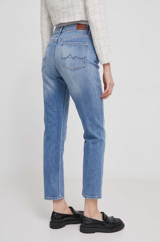 Odzież Pepe Jeans jeansy STRAIGHT JEANS HW PL204592MI7 niebieski