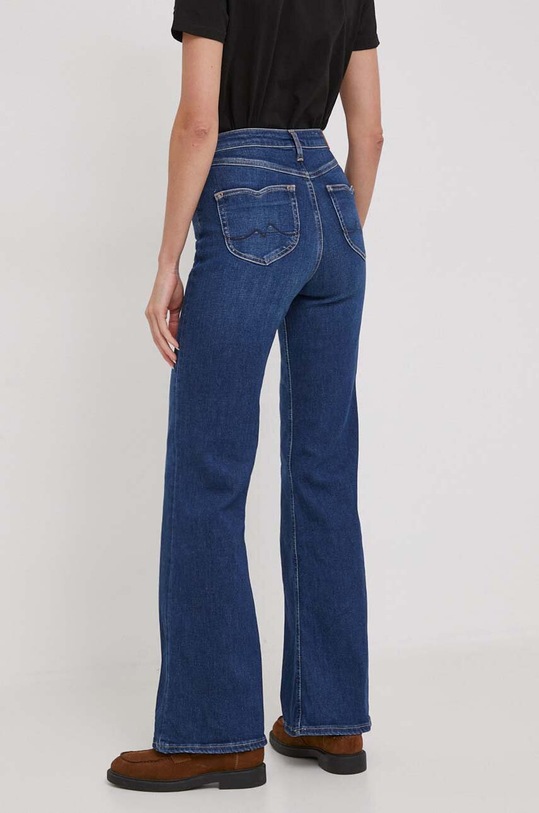 Odzież Pepe Jeans jeansy SLIM FIT FLARE UHW PL204597CT5 granatowy
