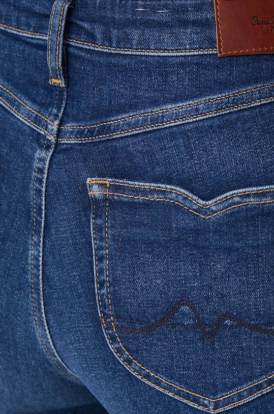 Pepe Jeans jeansy SLIM FIT FLARE UHW granatowy PL204597CT5