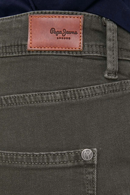 Rifle Pepe Jeans TAPERED JEANS HW zelená PL211704YG1