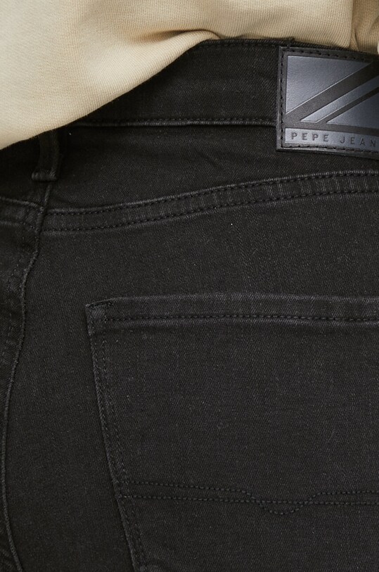 Rifle Pepe Jeans SKINNY JEANS HW SPARKLE čierna PL204606