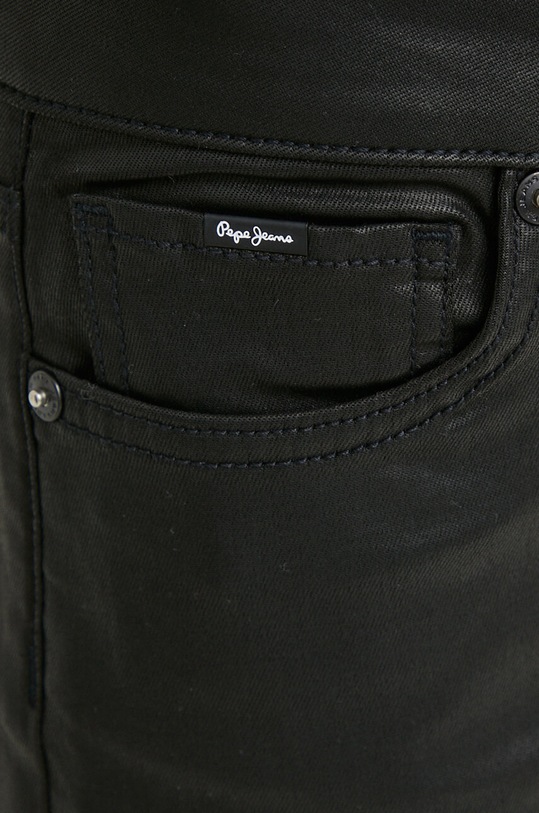 Pepe Jeans jeansy SLIM JEANS LW COATED czarny PL204609