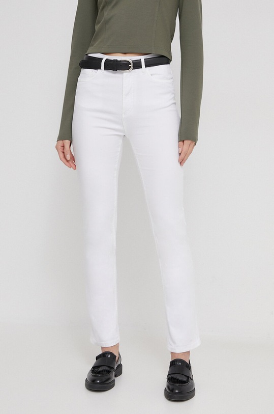 Odzież Pepe Jeans jeansy TESSA PL211700 biały