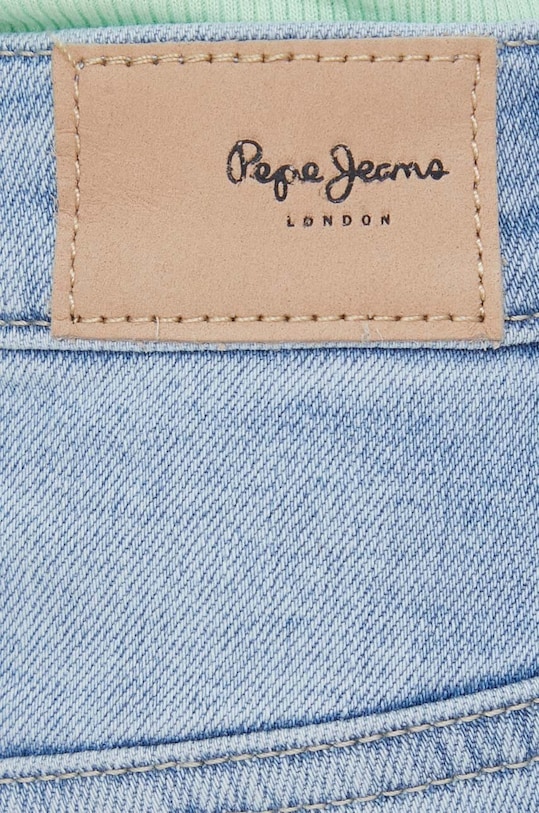 Pepe Jeans jeansy SLIM JEANS UHW 45511 niebieski PL204690PF3