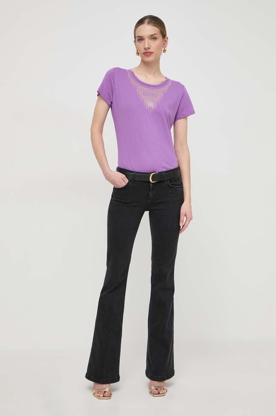 Τζιν παντελόνι Liu Jo UA4057.DS015 μαύρο SS24