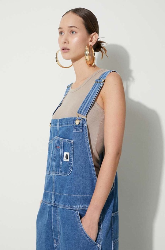 Carhartt WIP overalls Bib Overall Straight blue I033018.106