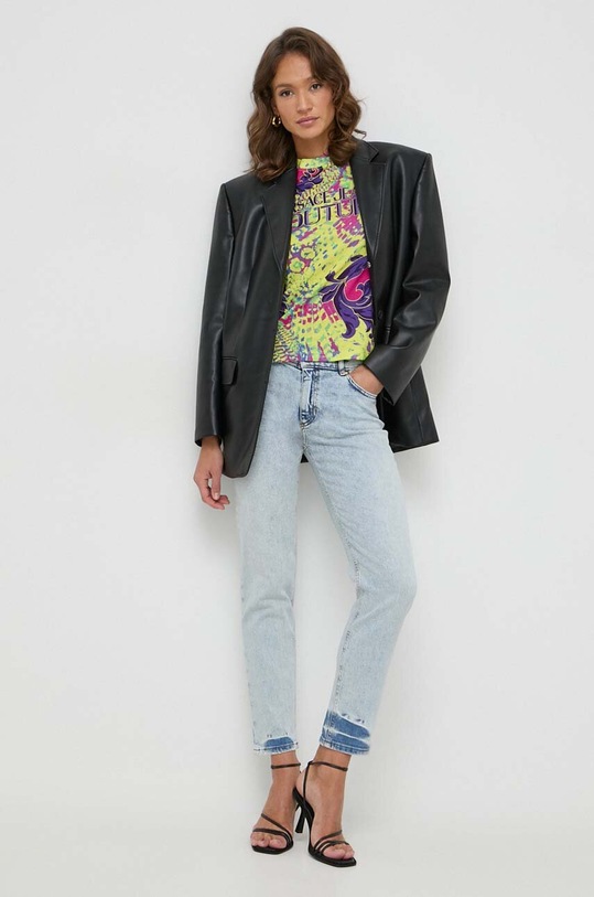 Versace Jeans Couture jeansy 76HAB5S1.CDW95 niebieski SS24