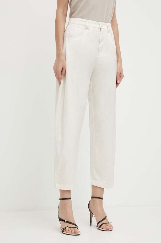 Штани Pinko тканина рожевий 103350.A1U1