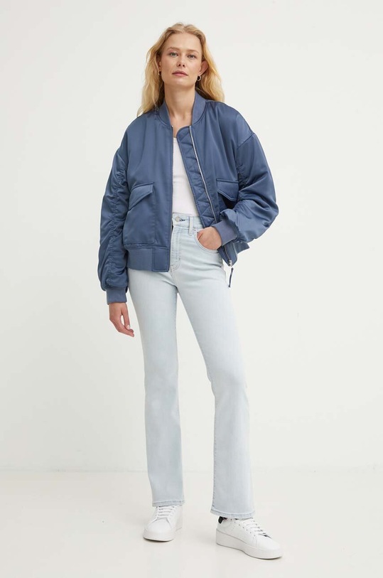 Levi's jeansy 725 HIGH RISE BOOTCUT 18759 niebieski AA00