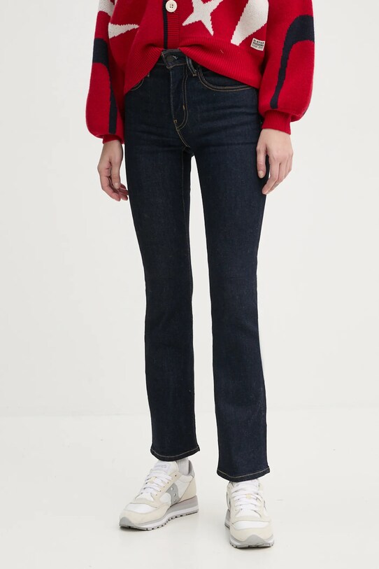 Levi's jeansy 725 HIGH RISE BOOTCUT Planet friendly granatowy 18759