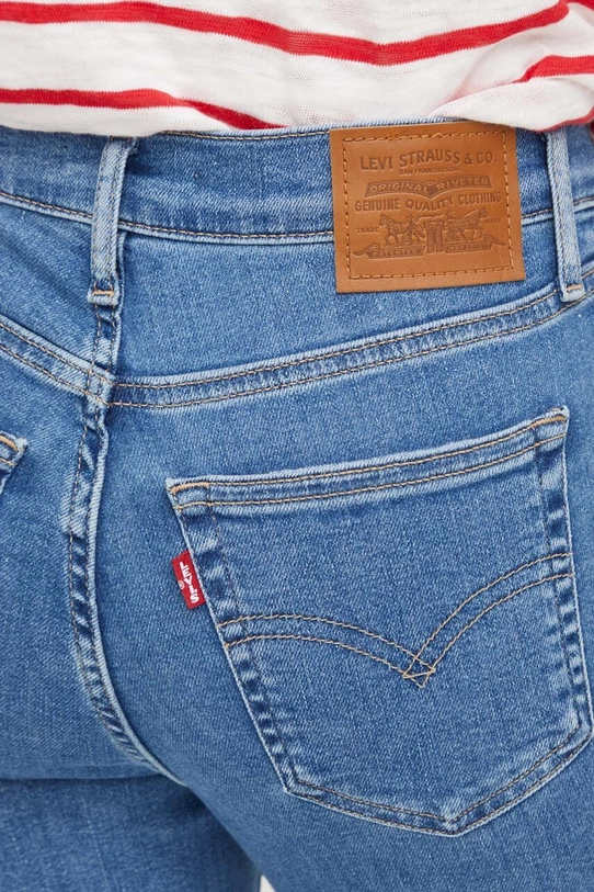 Levi's jeansy 720 HIRISE SUPER SKINNY niebieski 52797