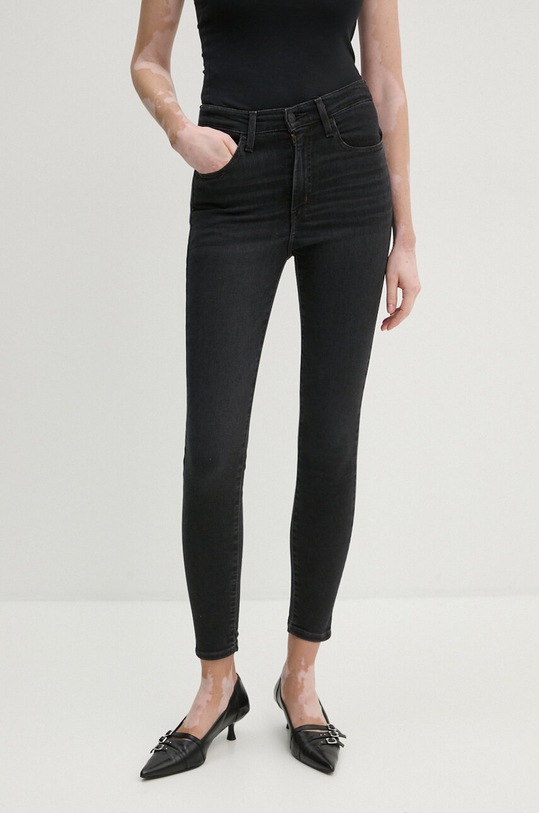 Levi's jeansi 720 HIRISE SUPER SKINNY negru 52797