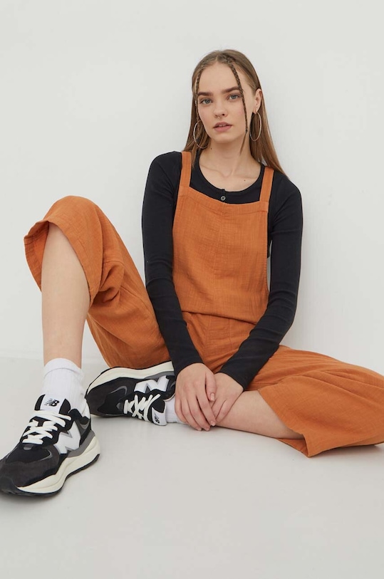 Bavlněné lacláče Billabong ABJWD00686 hnědá SS24