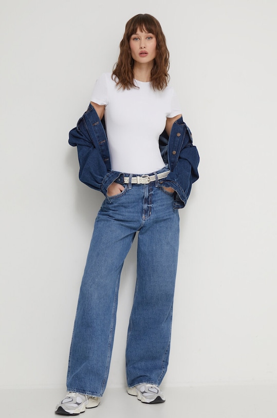 Hollister Co. jeansy KI355.4144.278 niebieski SS24