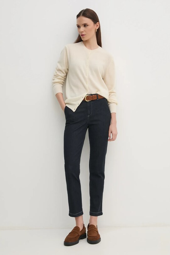 United Colors of Benetton jeansi Scarlett 4NF1DF02U bleumarin SS25