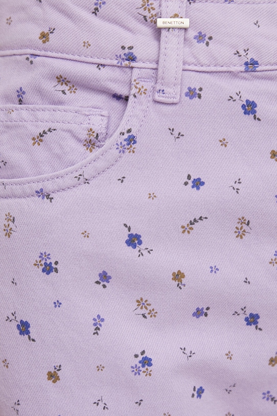 United Colors of Benetton jeansy fioletowy 44P2DE01O