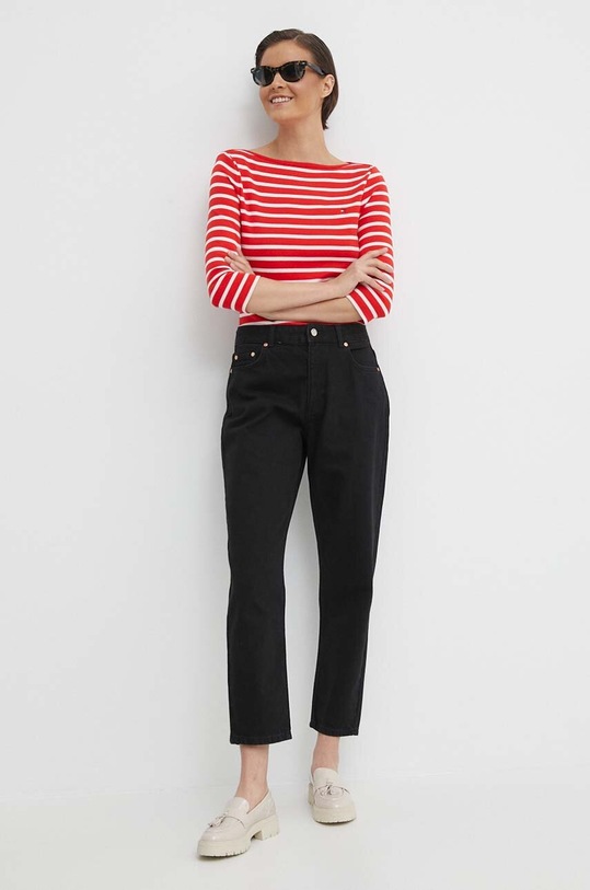 United Colors of Benetton jeansi 49BTDF02Z negru SS25