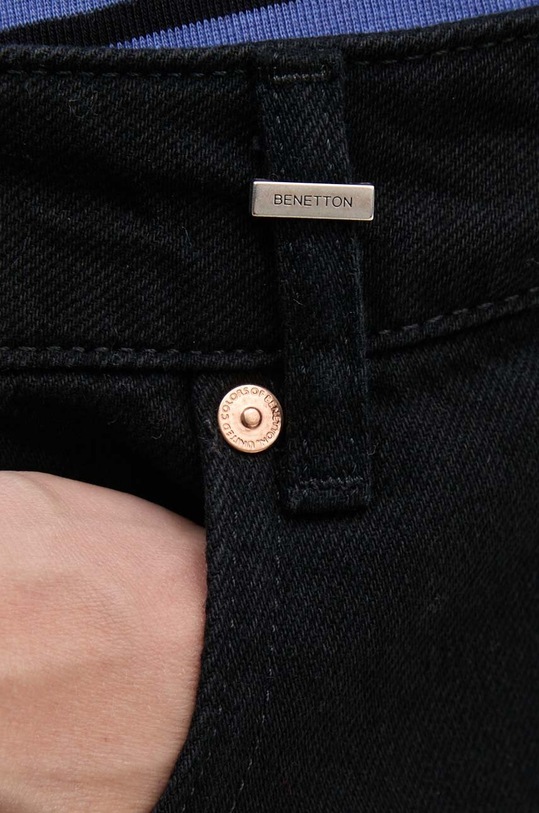 United Colors of Benetton jeansy czarny 49BTDF02Z