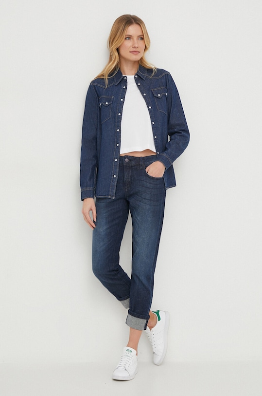 Sisley jeansy 44ZALE01J granatowy SS24