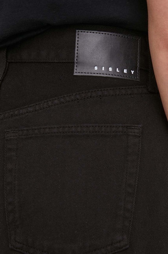 Sisley jeansy czarny 4OH2LE03D