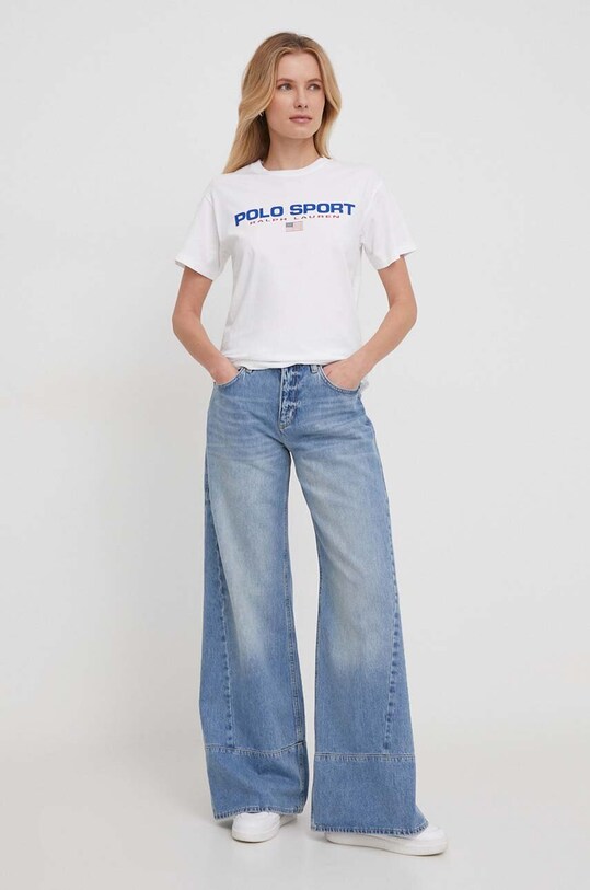 Sisley jeansi 46A0LE030 albastru SS24