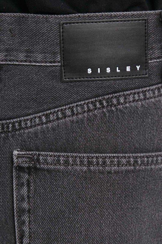 Sisley jeansi negru 4GDTLE03C
