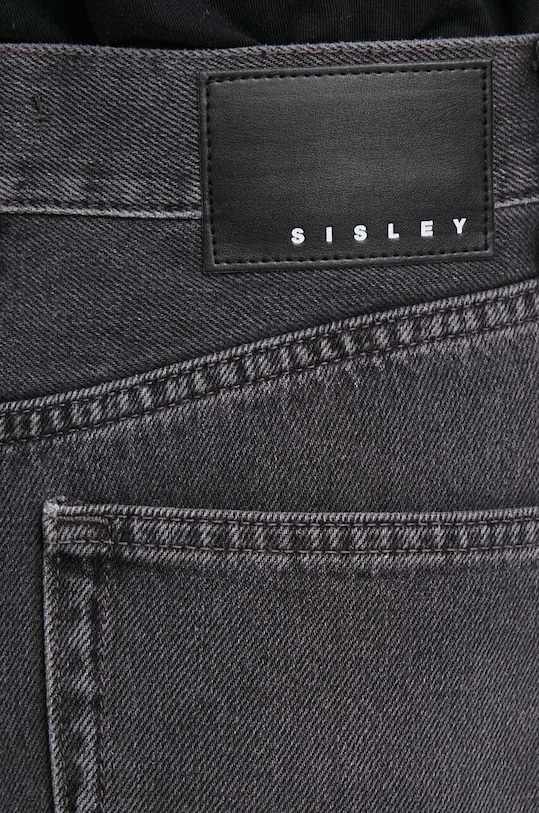 Sisley jeansi negru 4GDTLE03C