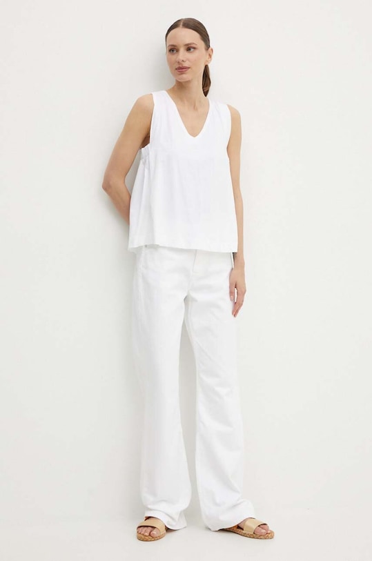 Calvin Klein jeansy K20K206957 biały SS24