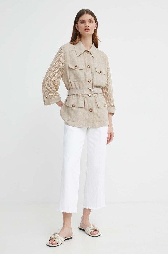 MICHAEL Michael Kors jeansi MS4904P80V bej SS24