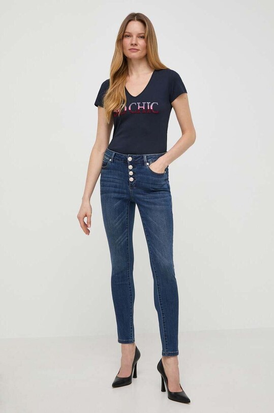 Morgan jeansy PMIRA PMIRA.JEAN.STONE niebieski SS24