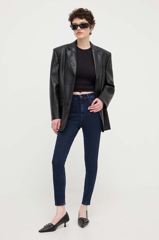 Diesel jeansy 1984 SLANDY-HIGH A03597.09H80 granatowy SS24